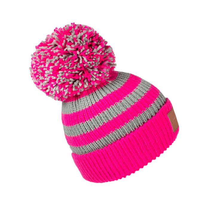 'THE PINK FIZZ' Waterproof Bobble Hat