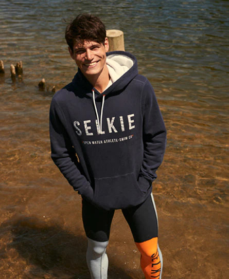 POP OVER HOODIE - NAVY