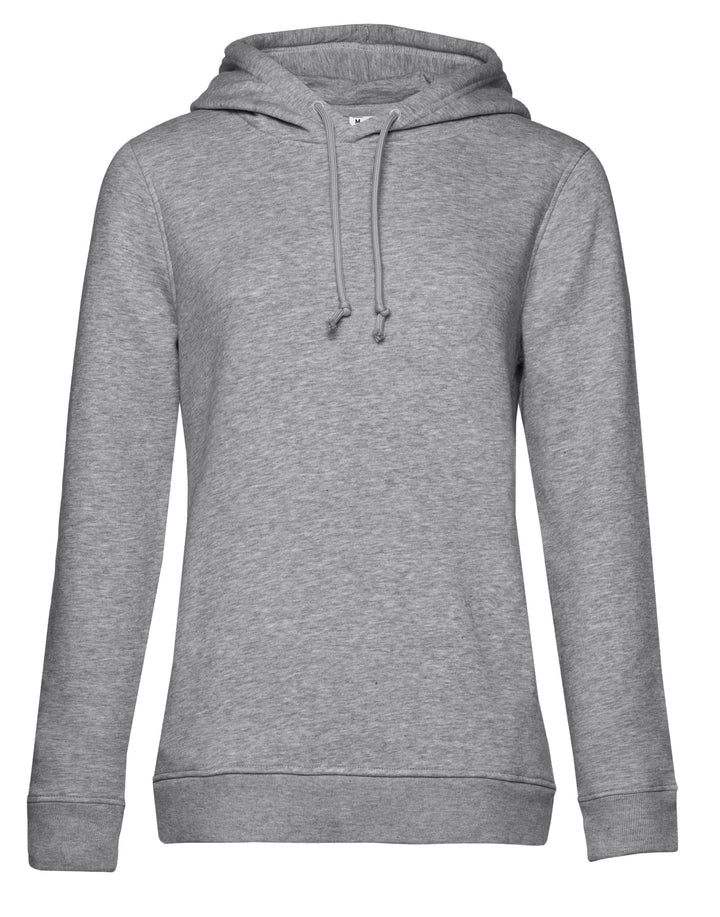 Fog grey | organic cotton screen printed wild swimming women's hoodie