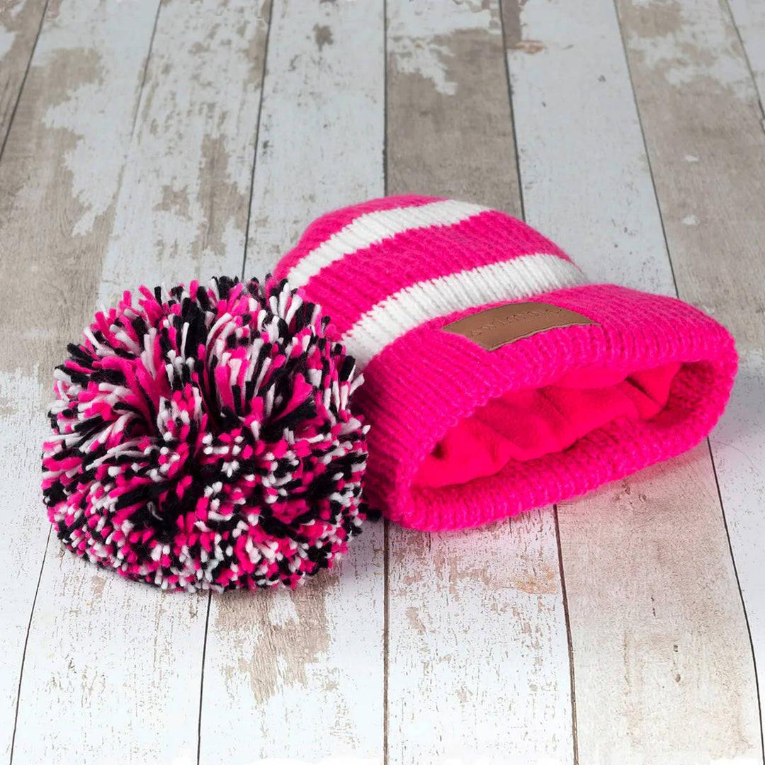 'RASPBERRY CUPCAKE' Waterproof Bobble Hat