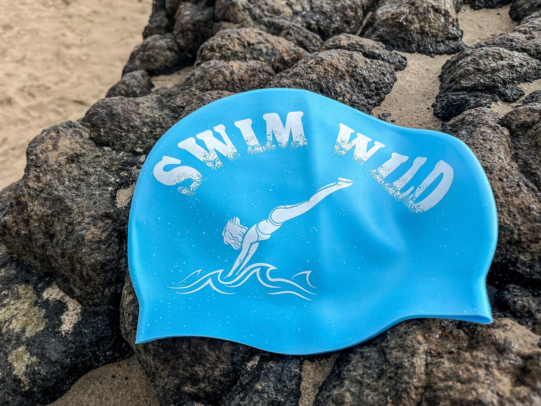 'SWIM WILD' Swim Hat