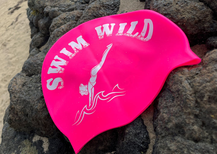 'SWIM WILD' Swim Hat