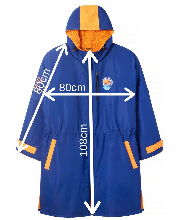 RECYCLED SELKIE ROBE DUAL BRANDED WITH HENLEY SWIM LOGO